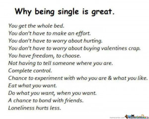 Being Single Is Great!