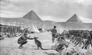 The Landing of the Australian Troops in Egypt c. 1916