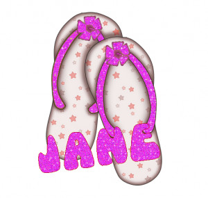 Lovely jane flip flops