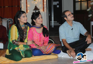 On the sets of serial 'Shashtri Sisters'