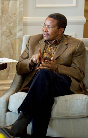 Jakaya Kikwete, the president of Tanzania (photo: Barbara L. Salisbury ...