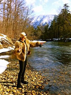 fly fishing in style why not hahaha more women fly style fish gal ...