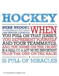 ... quote. If thinking about the Miracle on Ice doesn't make you feel
