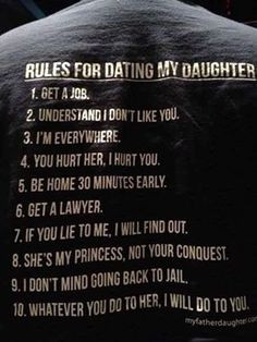 Don't mess with my daughter!