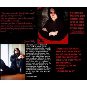 Gerard Way-Inspirational quotes and one not so inspirational quote ...