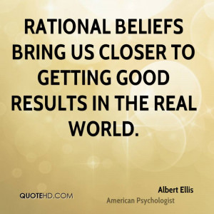 Rational beliefs bring us closer to getting good results in the real ...