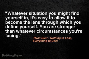 Ryan Blair Quote