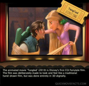 ... movie tangled 2010 is disney s first cgi fairytale film the film was