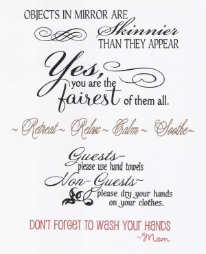 Splish Splash...Bathroom Sayings