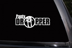 Panty Dropper JDM Honda Drift Euro Funny Car Window Vinyl Decal ...