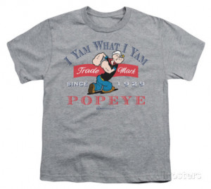 Youth: Popeye - I Yam What I Yam T-Shirt