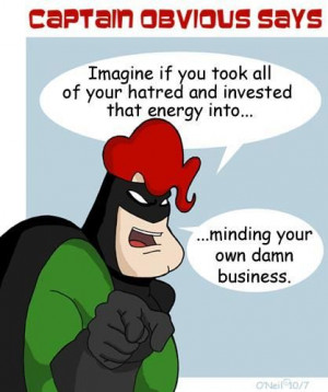 Captain Obvious says: