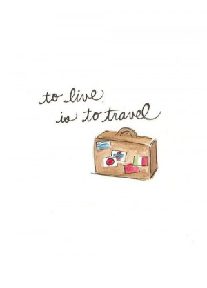 What a cute picture and quote! We agree - if you really want to live ...