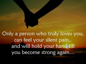 Feel your silent pain