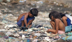 Half of the children in the world live in extreme poverty.