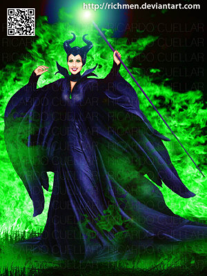 Maleficent Disney Angelina Jolie by Richmen