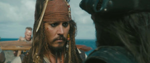... as Jack Sparrow in Pirates of the Caribbean - On Stranger Tides (2011