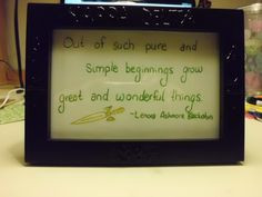 Kappa Delta Picture Frame With Quote For My Little On Her Initiation