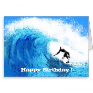 Surfing Happy Birthday