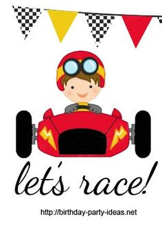 Having a Racecar Birthday Party - Birthday Party Ideas More