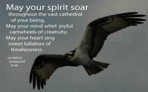 INSPIRATIONAL WINDOW – May Your Spirit Soar