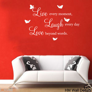... -LIVE-LAUGH-inspiration-quote-Wall-Art-Removable-vinyl-Wall-Sticker