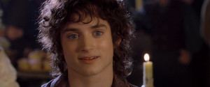 The Fellowship Of Ring Frodo Baggins Elijah Wood View Full Size ...