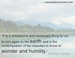 Rachel Carson Quote: Wonder and Humility