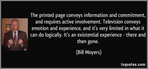 The printed page conveys information and commitment, and requires ...