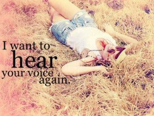 want to hear your voice they say you shot yourself in the heart one ...