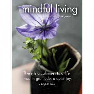 Home > Obsolete >Mindful Living 2013 Small Engagement Calendar