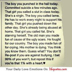 ... , True, Truths, Anti Bullying, Bullying Quotes, Stop Bullying, People