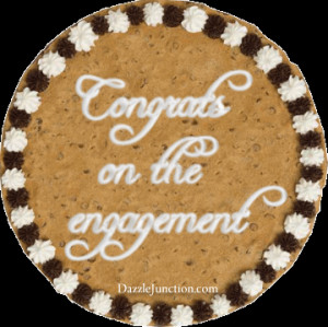 Marriage Engagement Cookie quote