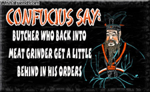 Confucius Says Glitter Graphic Code