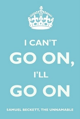 Keep Calm, I'll Go On Wartime poster adapted for the work of Samuel ...