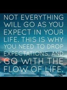 Go with the flow More