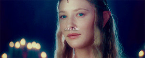 LOTR The Lord of the Rings eowyn arwen galadriel princess of ...
