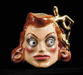 The horror: A 1940's mug depicting Joan Crawford auctioned at Christie ...