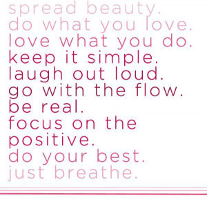 Wisdom from the lovely Bobbi Brown.