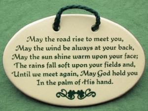 ... plaques and wall signs with sayings and quotes with traditional Irish