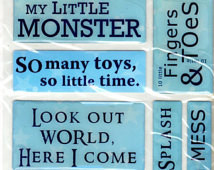 Baby Boy Quotes Epoxy Stickers Fore ver In Time 6x8 Sheet Scrapbooking ...