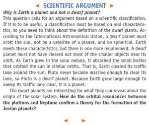 Scientific Argument, presenting an interesting question and using ...