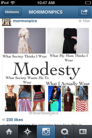 Modest is hottest:)