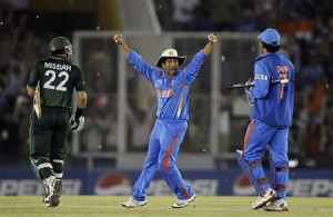 ... won their ICC Cricket World Cup 2011 semi-final match in Mohali March