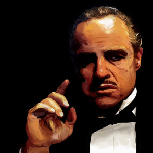 Don Vito Corleone by naughtyowlking