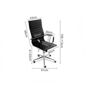 Eames Replica PU Leather High Back Executive Computer Office Chair