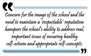 School policies convey dissonance and instability