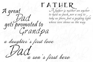 Father And Son Quotes For Scrapbooking Father's day wordart - 3