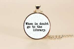 Harry Potter Book Quote Charm Necklace