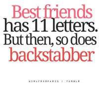 backstabber #friendship #bestfriends